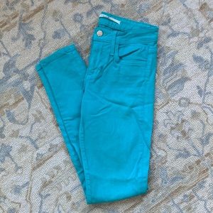 Joe’s Jeans Turquoise Skinny Jean Size 25